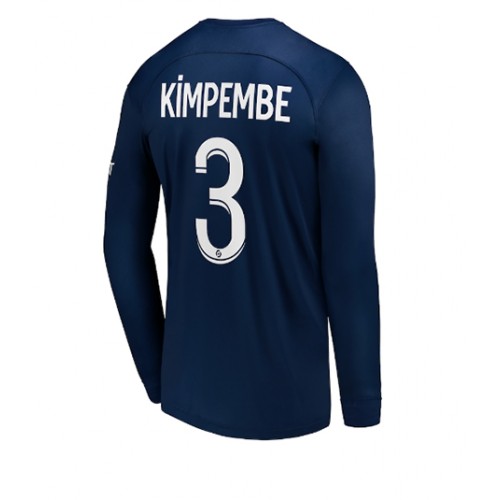 Paris Saint-Germain Presnel Kimpembe #3 Hjemmedrakt 2022-23 Langermet Paris Saint-Germain Presnel Kimpembe #3 Hjemmedrakt 2022-23 Langermet